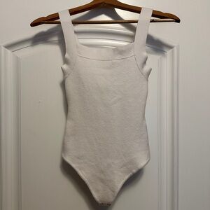 Abercrombie Square-Neck Knit Bodysuit